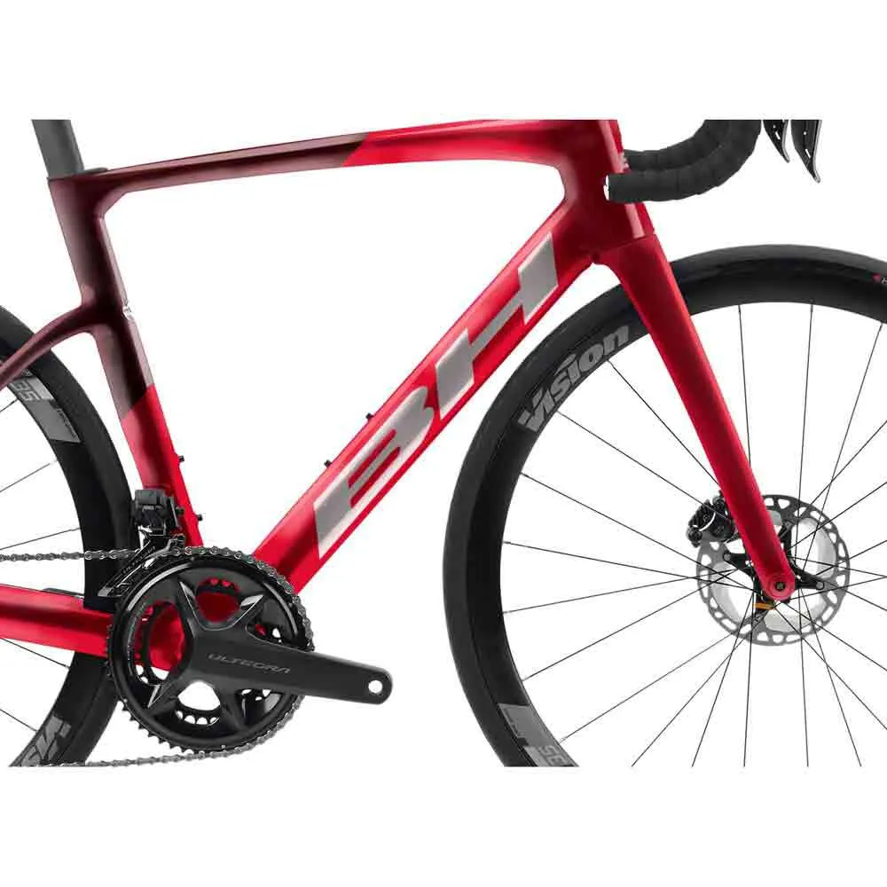 BH Bikes Rs1 4.5 Ultegra Di2 2023 Landeveissykkel, Red / copper / red 1