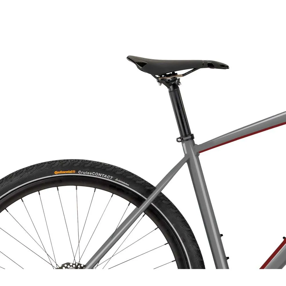 BH Bikes Silvertip 700c Xt 2025 Sykkel, Grey / black / red, M, Bysykkel