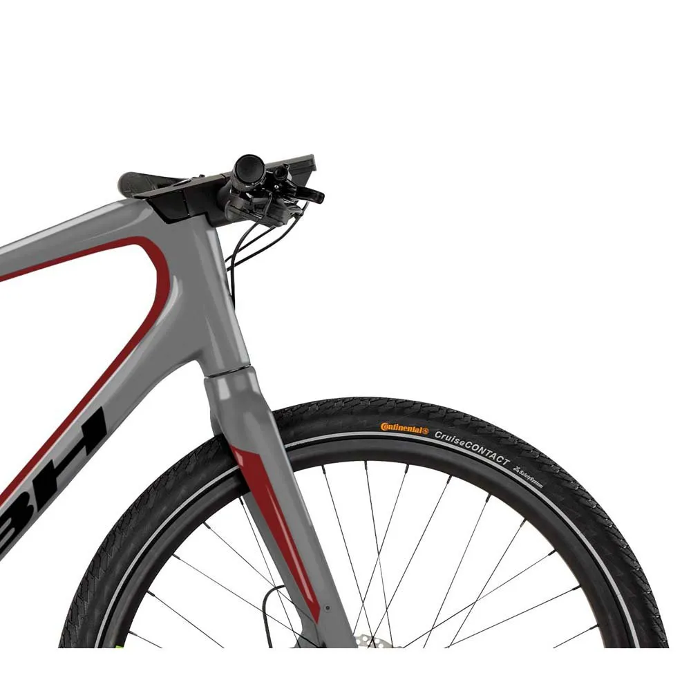 BH Bikes Silvertip 700c Xt 2025 Sykkel, Grey / black / red, M, Bysykkel