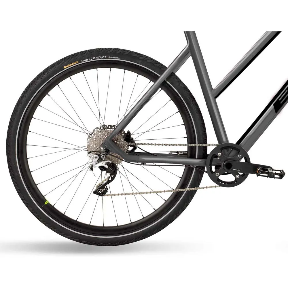 BH Bikes Silvertip Jet 700c Xt 2025 Sykkel, Grey / black / grey, M, Bysykkel BH Bikes Silvertip Jet 700c Xt 2025 Sykkel, Grey / black / grey, M, Bysykkel