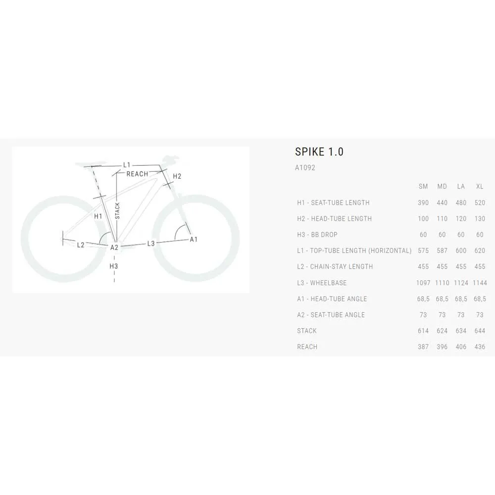 BH Bikes Spike 1.0 29´´ Tx55 7sp 2025 Terrengsykkel BH Bikes Spike 1.0 29´´ Tx55 7sp 2025 Terrengsykkel