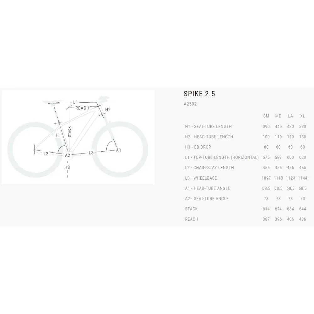 BH Bikes Spike 2.5 29´´ Deore 5120 2022 Terrengsykkel BH Bikes Spike 2.5 29´´ Deore 5120 2022 Terrengsykkel