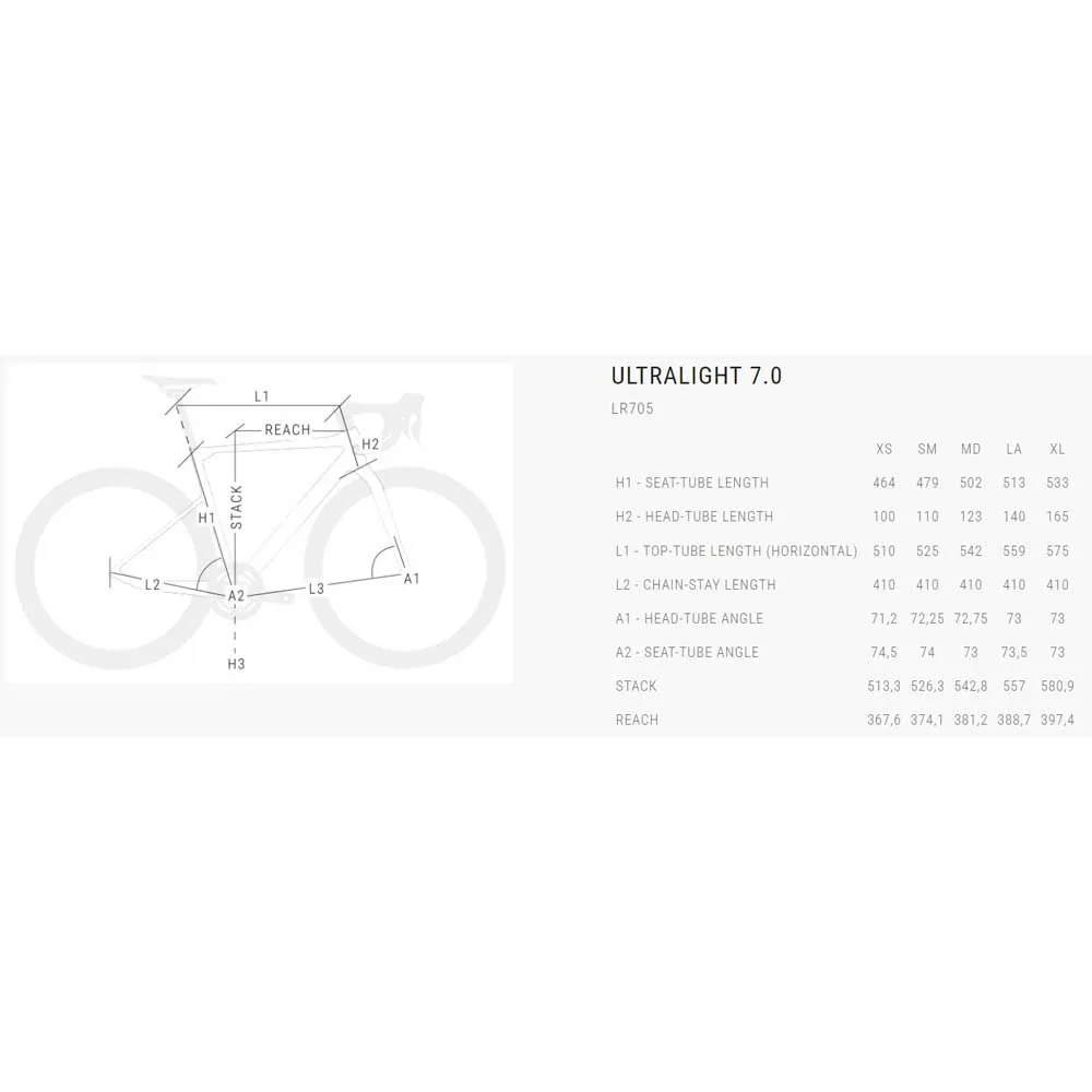 BH Bikes Ultralight 7.0 Ultegra Di2 8150 2025 Landeveissykkel BH Bikes Ultralight 7.0 Ultegra Di2 8150 2025 Landeveissykkel