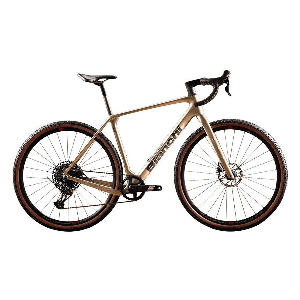 Bianchi Arcadex Comp Grx822 2024 Grussykkel, Metal sand / graphite glossy, Gravel sykkel