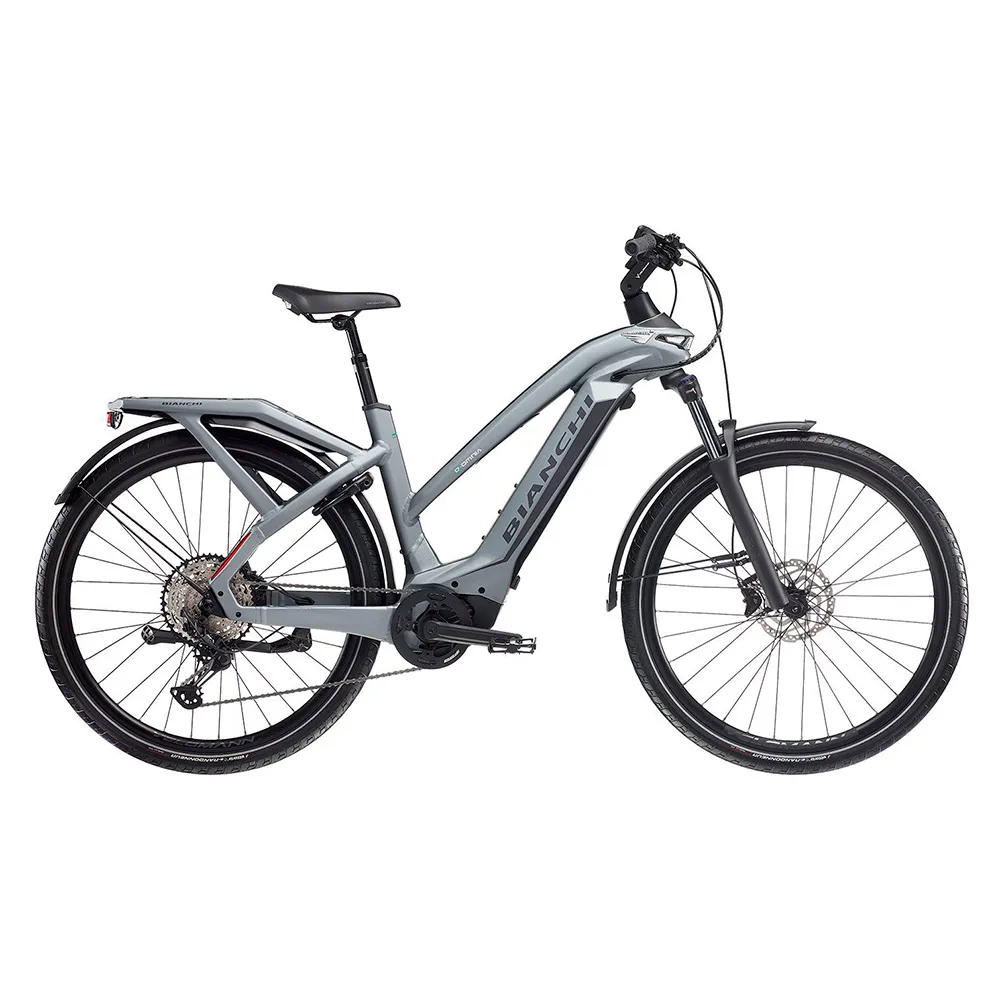 Bianchi E-omnia T-type St 29´´ Nexus 2024 Elektrisk Sykkel, Metal grey / graphite full matt, L, 625Wh, Elsykkel