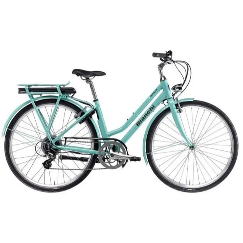 Bianchi E-spillo Classic St Vb Altus 2023 E-sykkel, Ck16 / black full glossy, 43, 418Wh, Elsykkel