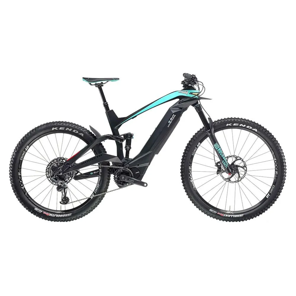 Bianchi E-suv Adventure 29/27.5´´ Gx Eagle 2023 Elektrisk Terrengsykkel, Black / celeste, 53, 720Wh, Elsykkel Bianchi E-suv Adventure 29/27.5´´ Gx Eagle 2023 Elektrisk Terrengsykkel, Black / celeste, 53, 720Wh, Elsykkel
