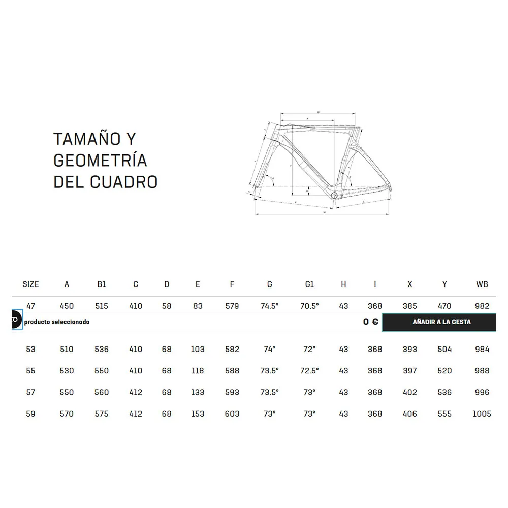 Bianchi Oltre Pro Disc Landeveissykkelramme Bianchi Oltre Pro Disc Landeveissykkelramme