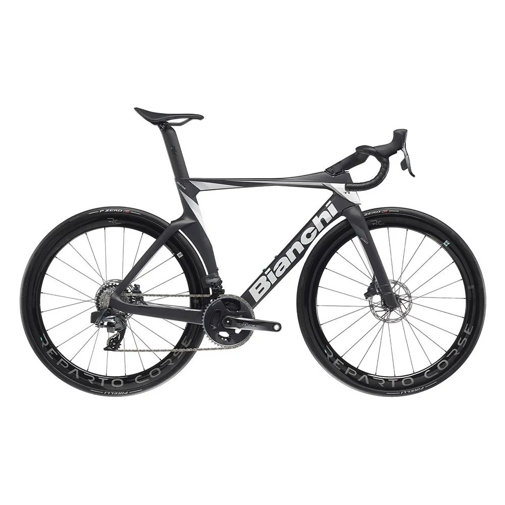 Bianchi Oltre Pro Force Etap Axs 2023 Landeveissykkel, Graphite / white full matt Bianchi Oltre Pro Force Etap Axs 2023 Landeveissykkel, Graphite / white full matt