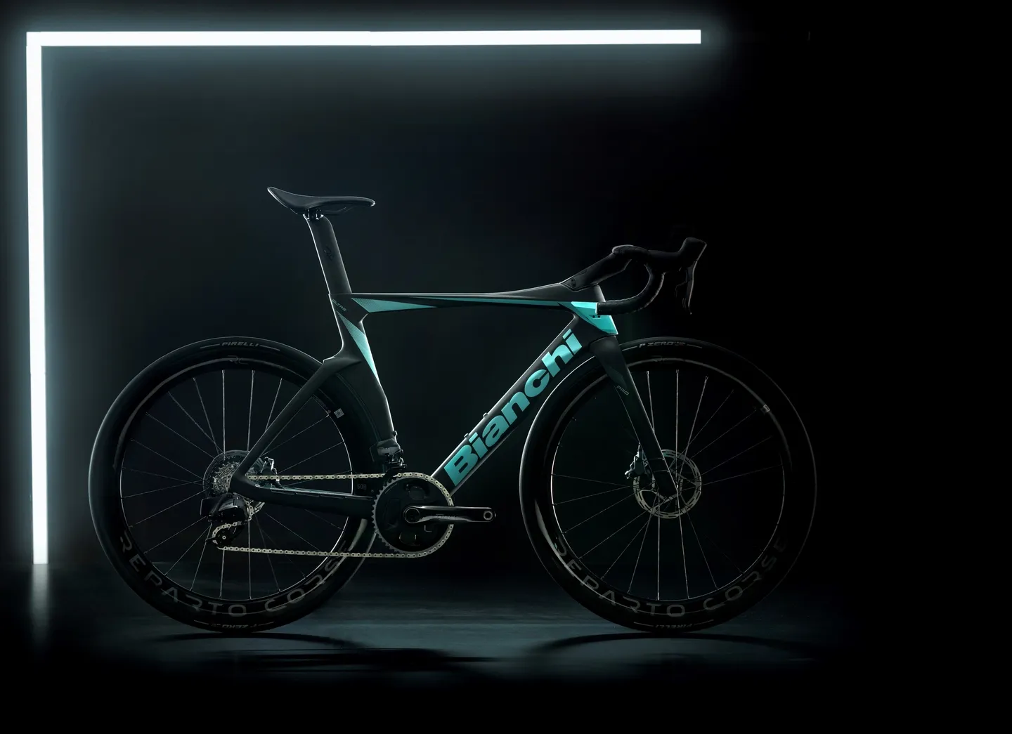 Bianchi Oltre Pro Landeveissykkel, Celeste