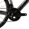 Bianchi Oltre Race Ultegra Di2 2024 Landeveissykkel, Graphite cangiante / graphite matt