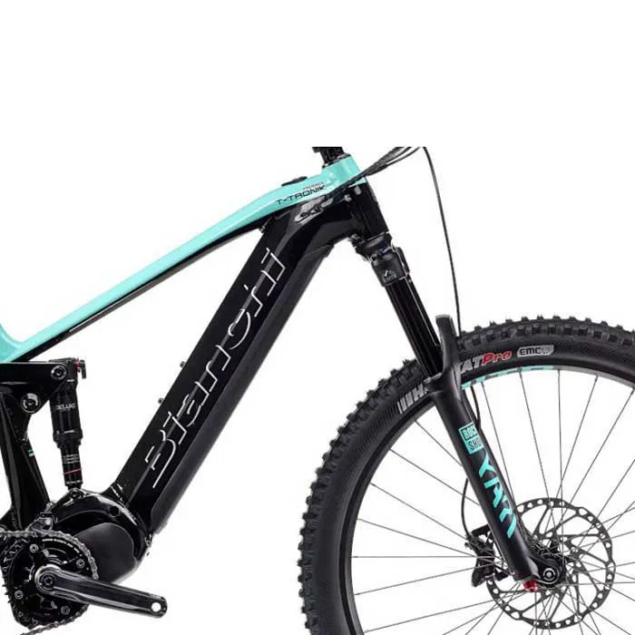 Bianchi T-tronik Rebel 9.1 29´´ Xt 2022 Elektrisk Terrengsykkel, Black / blue, 53, 630Wh, Elsykkel Bianchi T-tronik Rebel 9.1 29´´ Xt 2022 Elektrisk Terrengsykkel, Black / blue, 53, 630Wh, Elsykkel