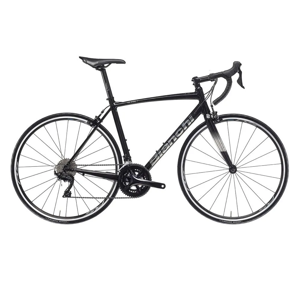 Bianchi Via Nirone 7 105 2022 Landeveissykkel, Black / titanium silver