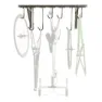 BICISUPPORT Bs131 Multi Veggmontert Sykkelholder, Grey, One Size