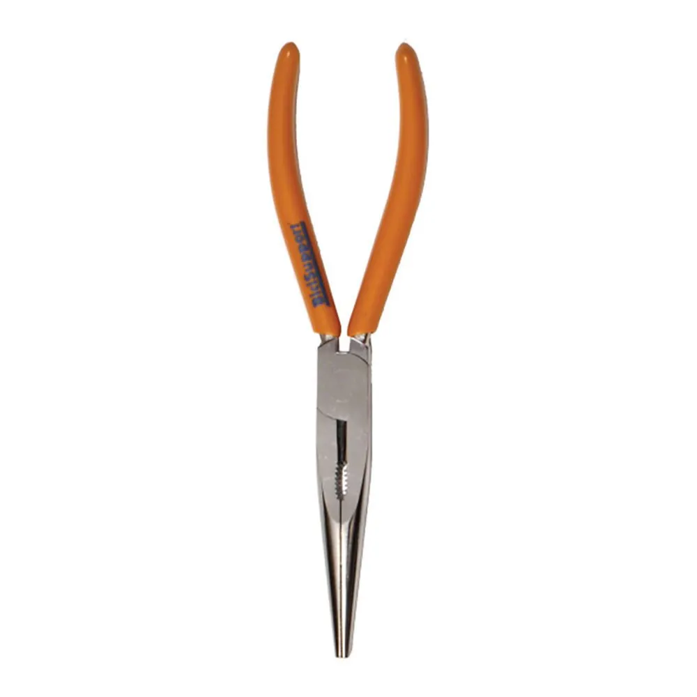 BICISUPPORT Halvrund Nese Tang 200mm, Orange, One Size