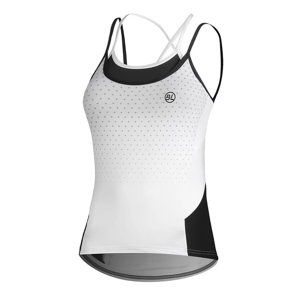 Bicycle Line Poetica Ermeløs T-skjorte, White / black, L
