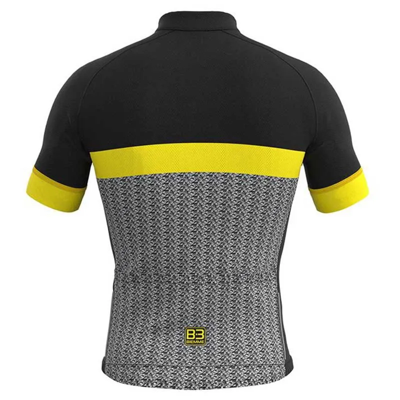 Biemme Martirolo Kort Ermet Trøye, Black / yellow, M Biemme Martirolo Kort Ermet Trøye, Black / yellow, M