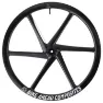 bike ahead composites Biturbo Aero Cl Disc Tubeless 23-24 Grus Bakhjul, Black, 12 x 142mm, Sram XDR