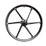 bike ahead composites Biturbo Road Cl Disc Tubeless 20-21 Landeveissykkelens Bakhjul, Black, 12 x 142mm, Sram XDR