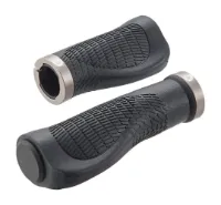 Bike attitude Håndtak Bike Attitude Ergonomisk svart med gele 90/125 mm m/skrue