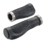 Bike attitude Håndtak Bike Attitude Ergonomisk svart med gele 90/125 mm m/skrue, Grå/sand