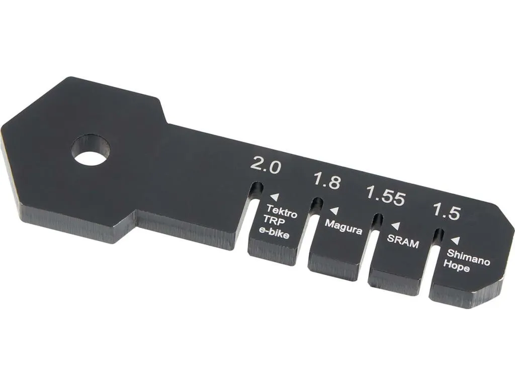 Bike attitude Rotor Checker, Svart
