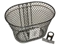 Bike attitude sykkelkurv til barnesykkler 12"-18"fastmonteret svart Bike attitude sykkelkurv til barnesykkler 12"-18"fastmonteret svart