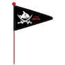 Bike Fashion Capt´n Sharky Flagg, Black / multicolor, One Size
