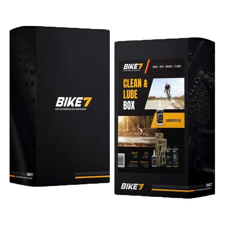 BIKE7 Clean And Lube Rengjøringssett, Black, One Size