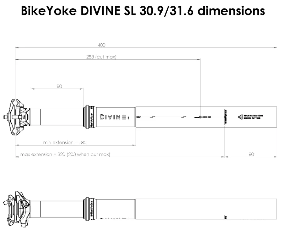 BikeYoke Divine SL Dropper Setepinne