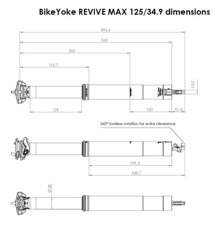 BikeYoke Revive Max Dropper Setepinne