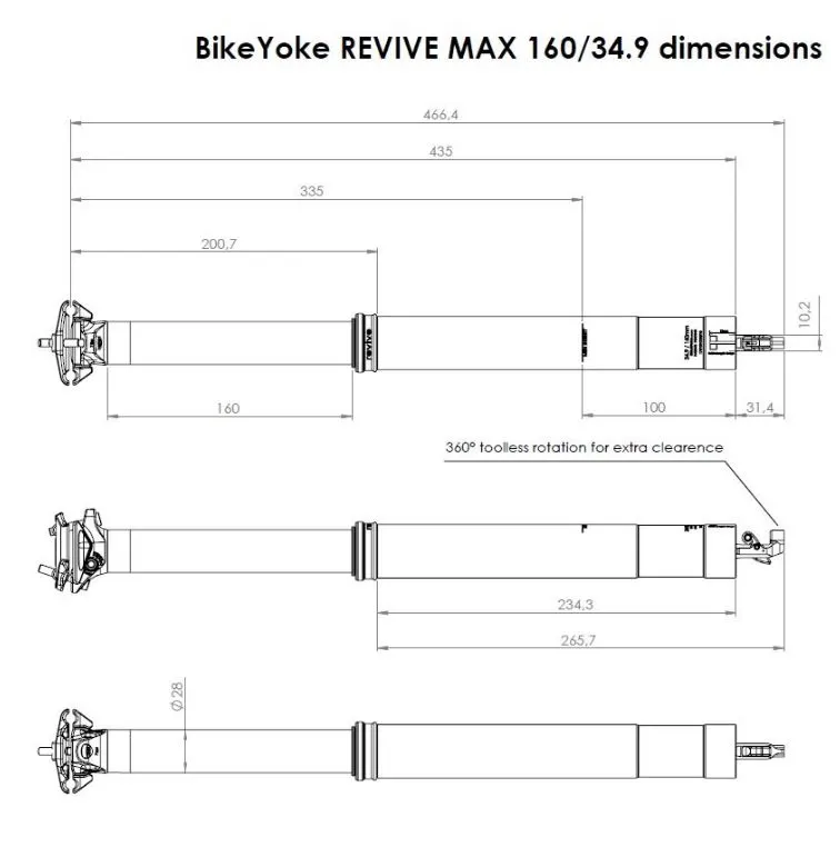BikeYoke Revive Max Dropper Setepinne