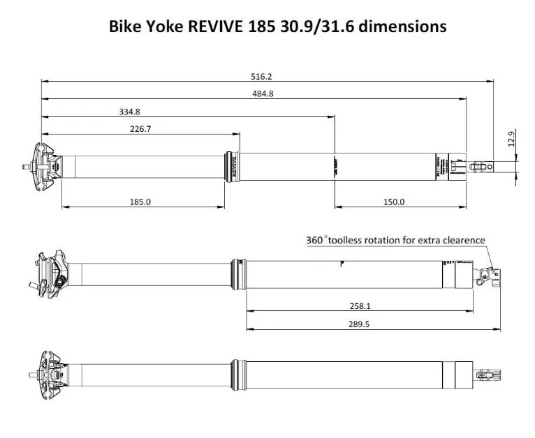 BikeYoke Revive Three Max Setepinne BikeYoke Revive Three Max Setepinne