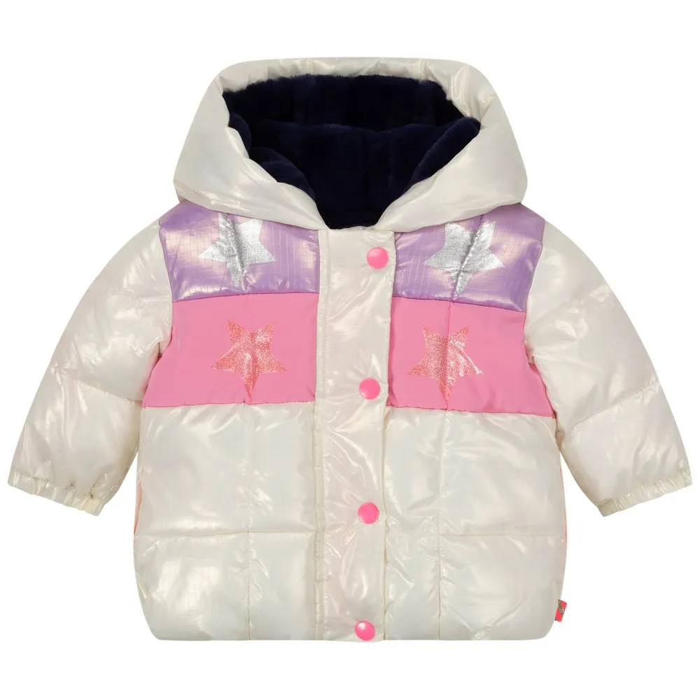 Billieblush U06128 Parka, White, 9MON
