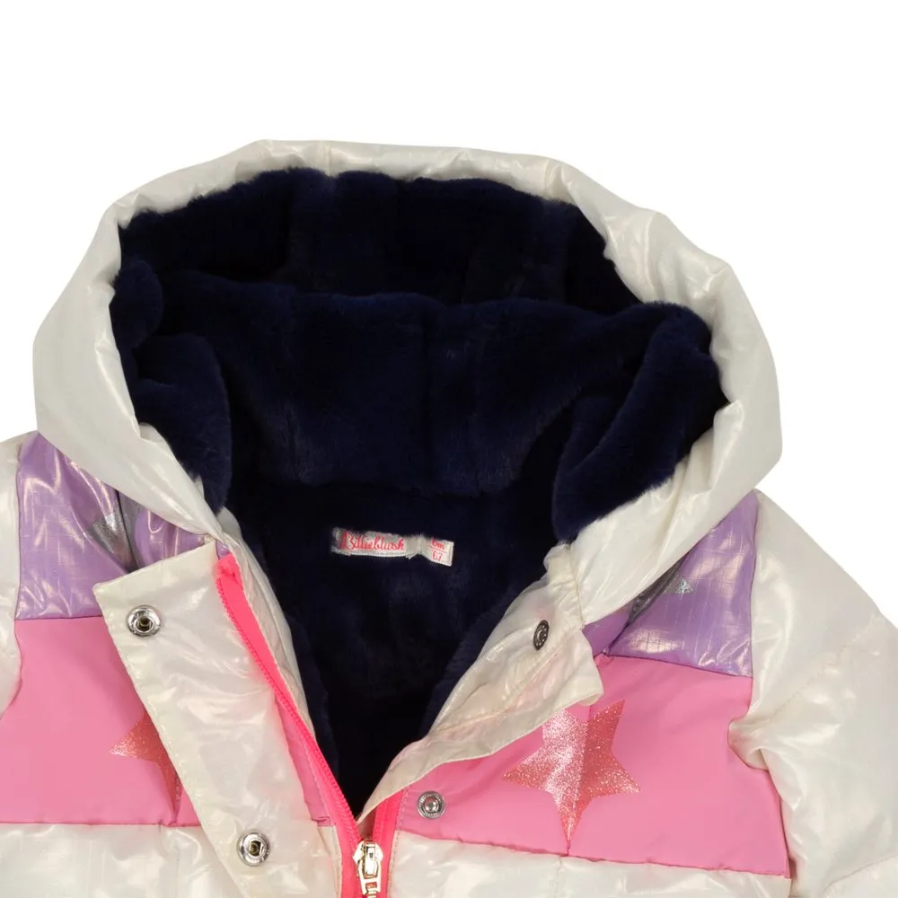 Billieblush U06128 Parka, White, 9MON
