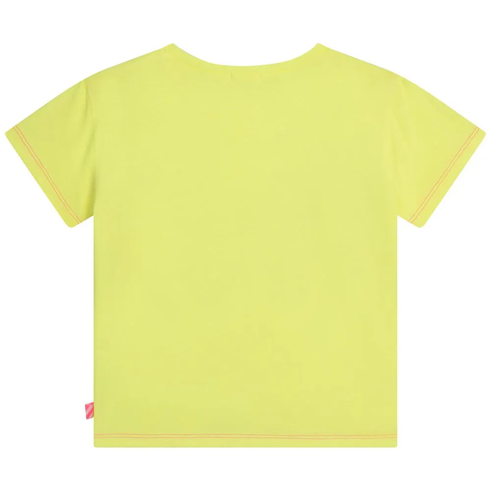 Billieblush U15b09 Kortarmet T-skjorte, Yellow, 3Y