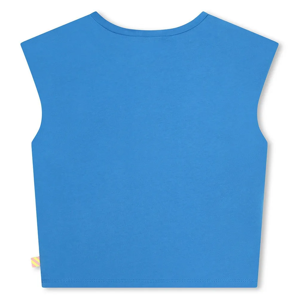Billieblush U20087 Ermeløs T-skjorte, Blue, 10Y Billieblush U20087 Ermeløs T-skjorte, Blue, 10Y