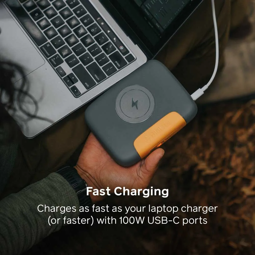Biolite 100 Max Powerbank, Grey, One Size Biolite 100 Max Powerbank, Grey, One Size