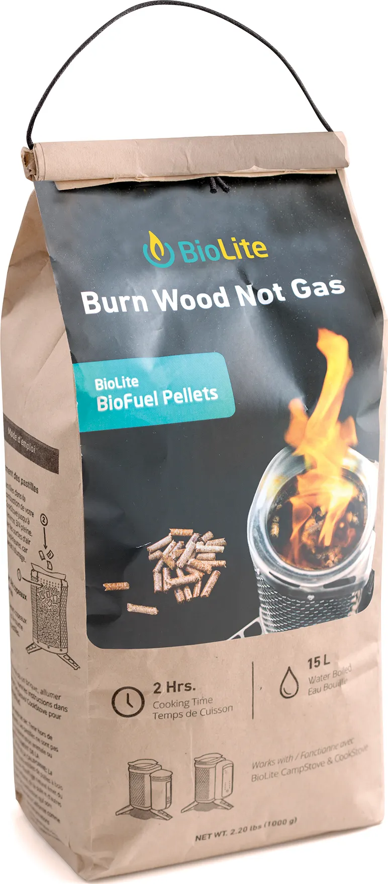 Biolite Campstove Bio Fuel Pellets, Black, 1kg