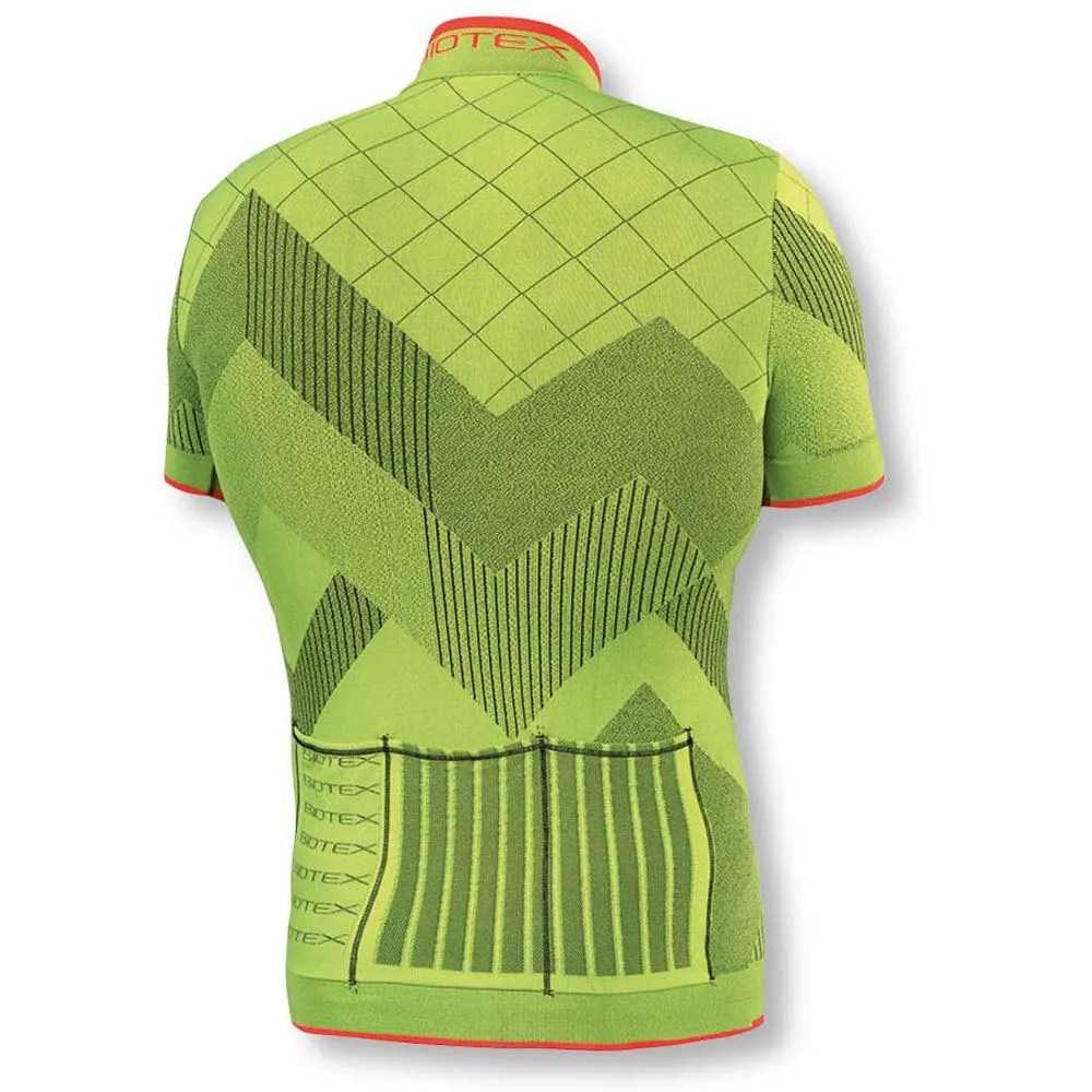 Biotex Soffio Kort Ermet Trøye, Yellow / green, XS/S