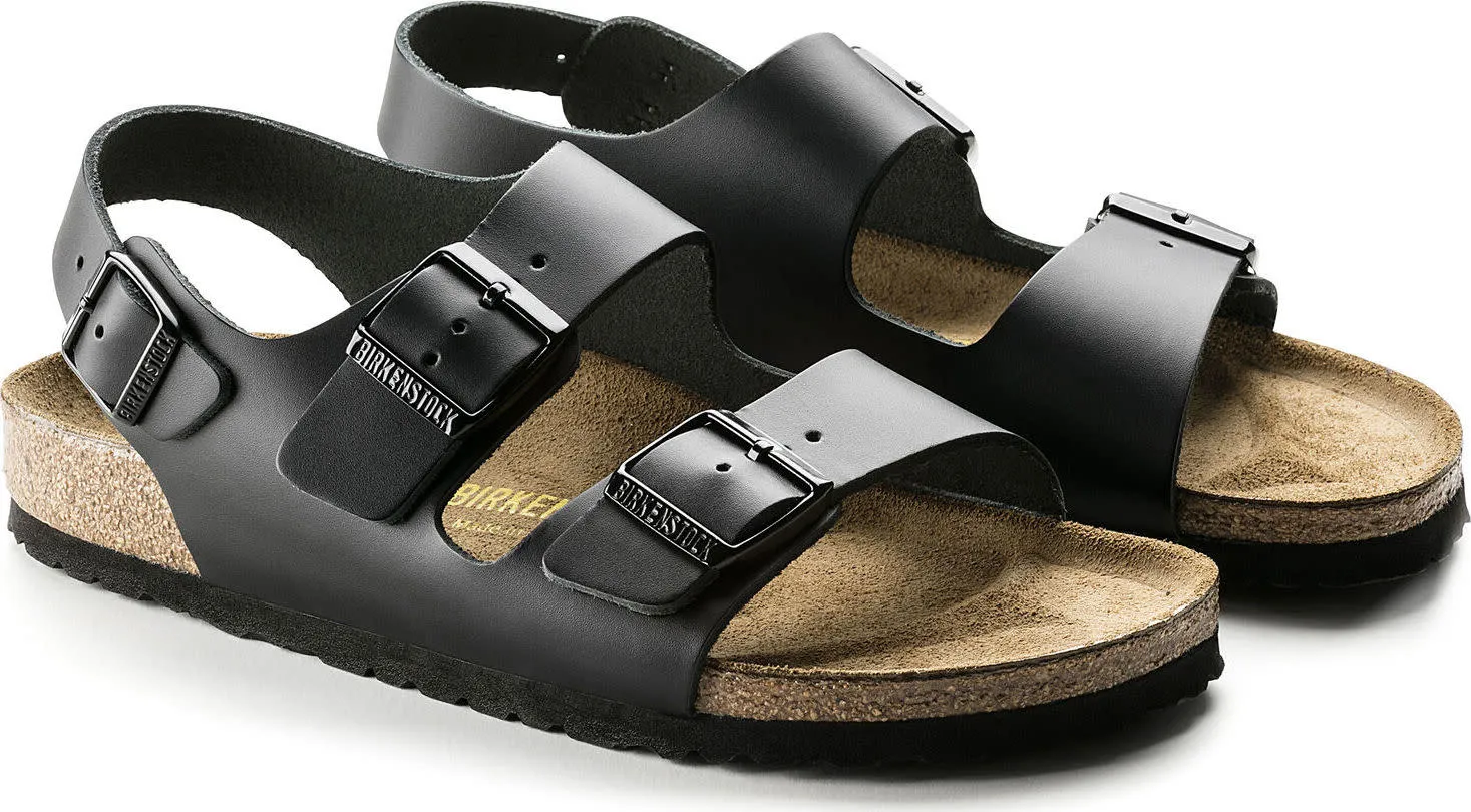 Birkenstock Milano Natural Leather Narrow