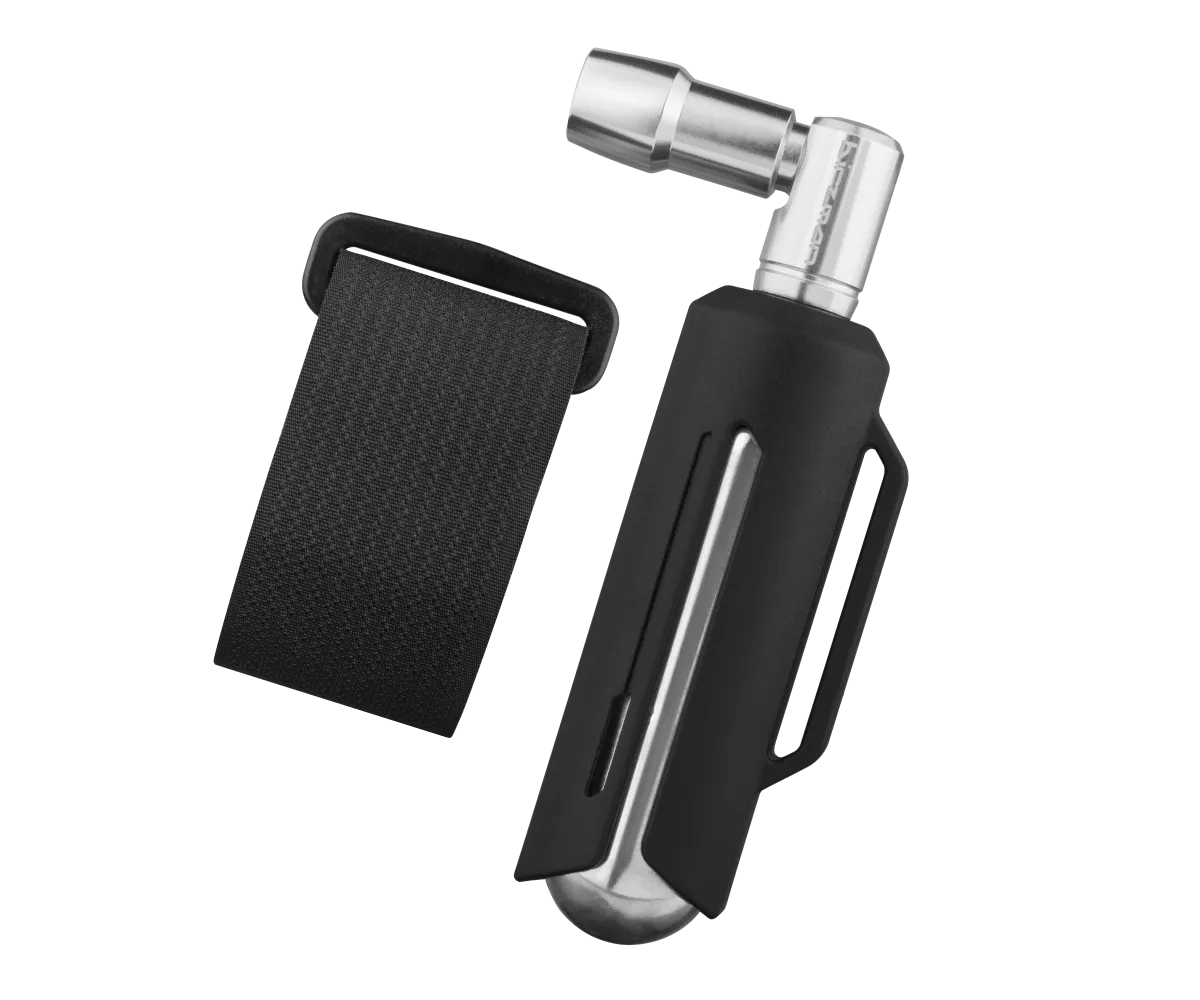 Birzman E-Grip Turn Co2 Pumpe, Black / silver, 16g