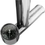 Birzman Tiny Tanker Helix Sykkelpumpe, Silver, 220psi