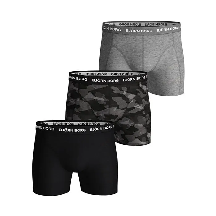 Björn Borg 3-Pack BB Shadeline Sammy Shorts, Multi