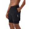 Björn Borg Borg 2 In 1 Shorts, Padel- og tennisshorts herre, Black beauty