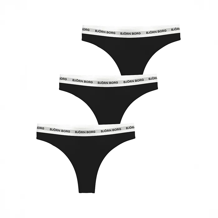 Björn Borg Logo Thong 3-pk