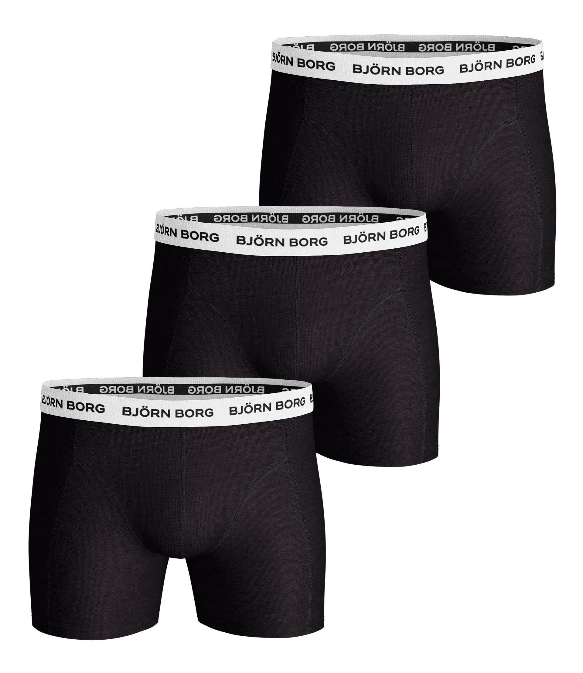 Björn Borg Men's Cotton Stretch Boxer 3-Pack Björn Borg Men's Cotton Stretch Boxer 3-Pack