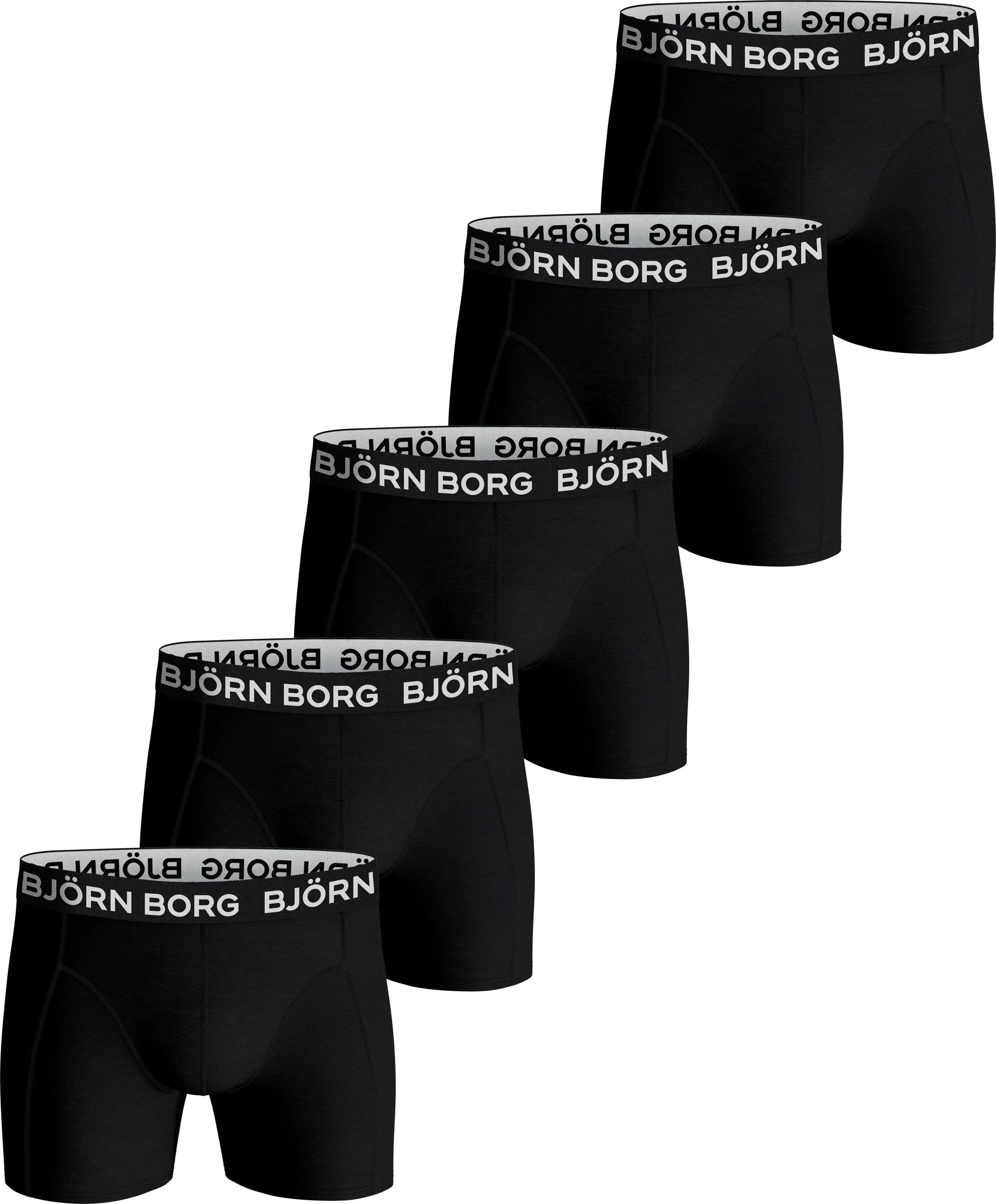 Björn Borg Men's Cotton Stretch Boxer 5p Multipack Björn Borg Men's Cotton Stretch Boxer 5p Multipack