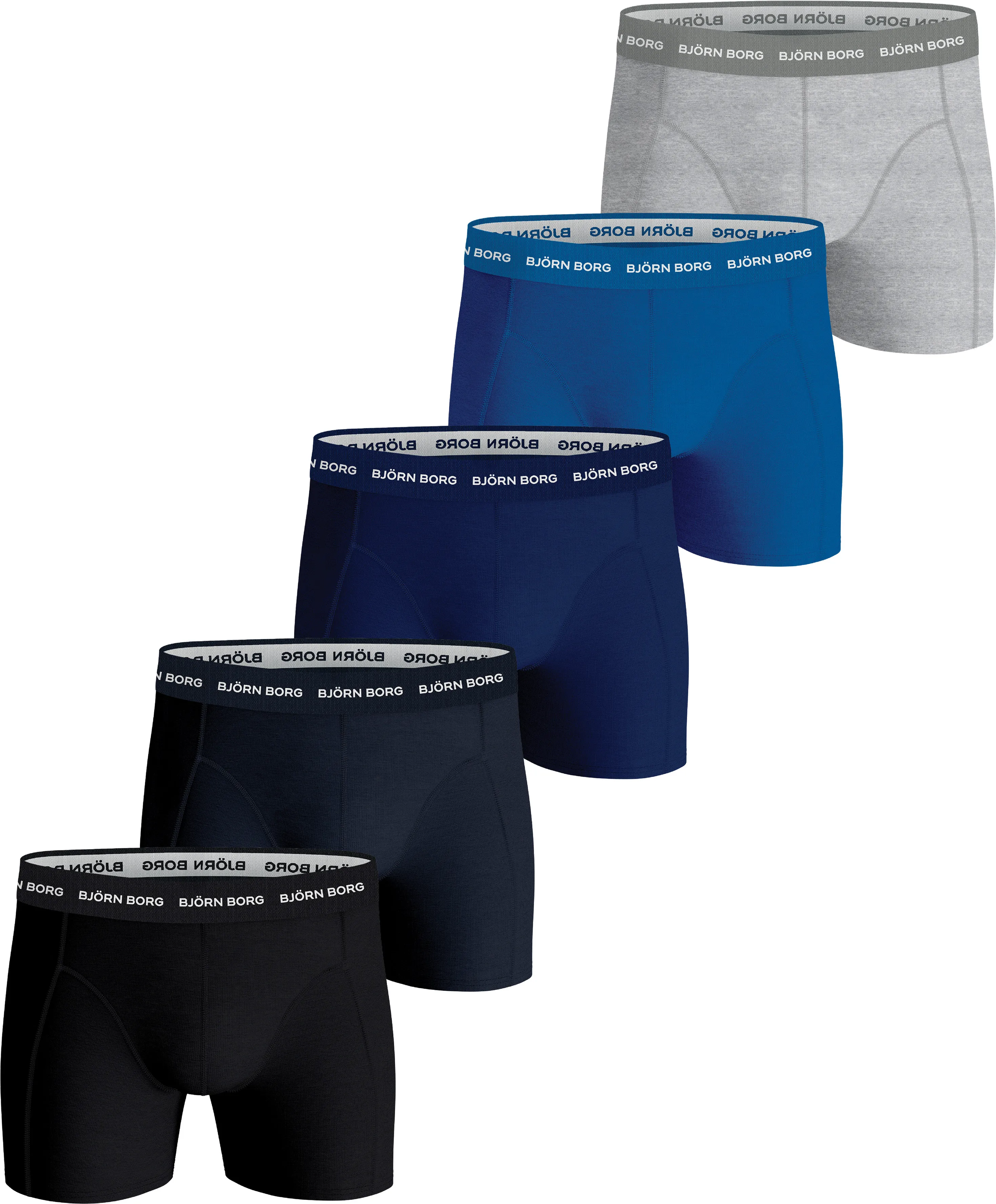 Björn Borg Men's Cotton Stretch Boxer 5p Multipack