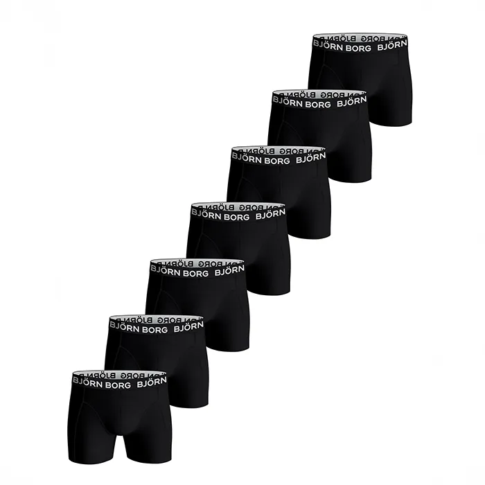Björn Borg Men's Cotton Stretch Boxer 7p Multipack